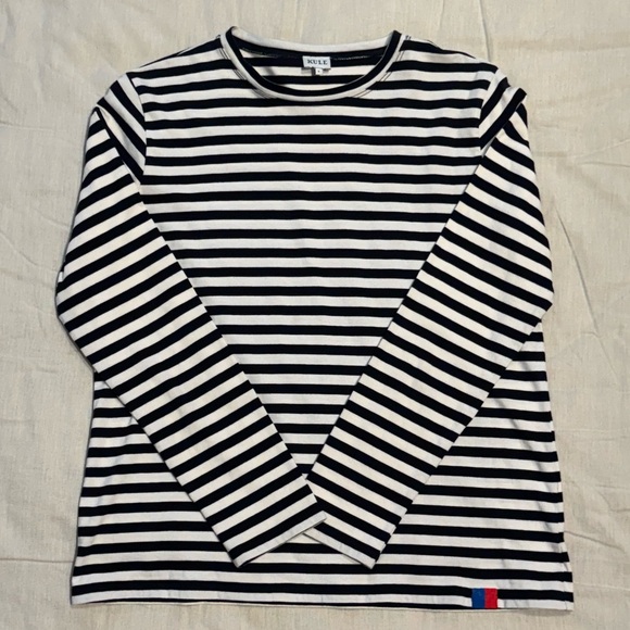 KULE The Boyfriend 100% Cotton Tee Long-sleeved - Picture 1 of 6